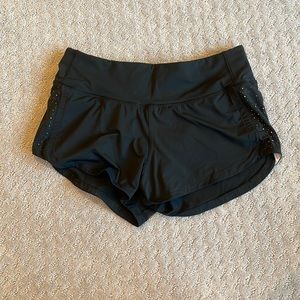 Black lululemon shorts